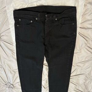 Levi's Men's Black Slim Jeans